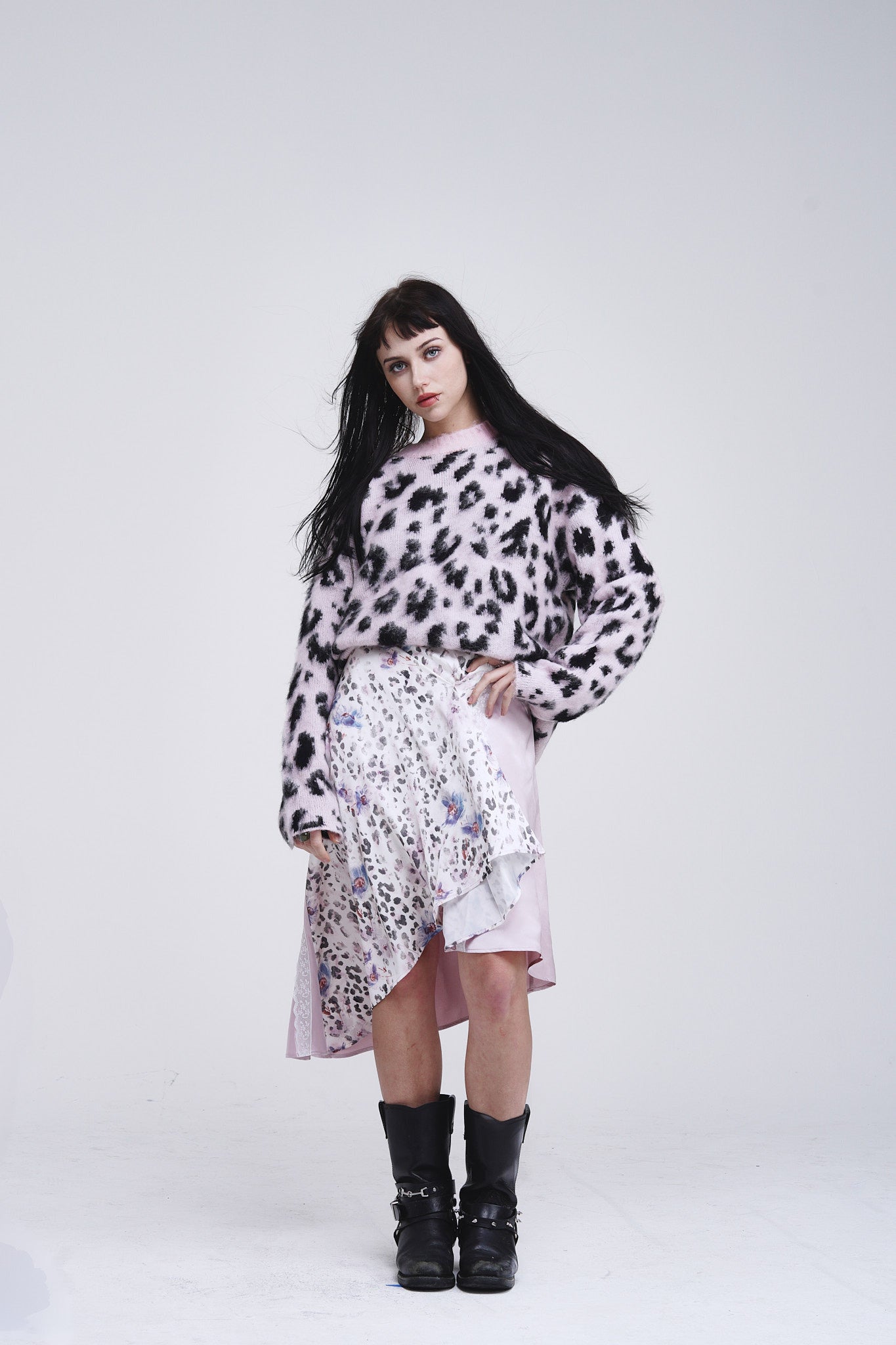 Floral Patchwork Skirt