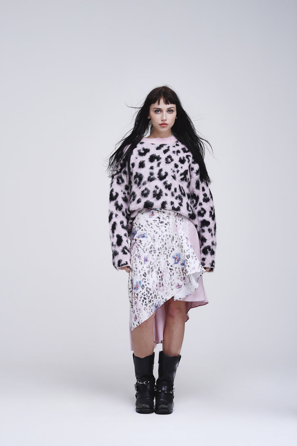 Floral Patchwork Skirt