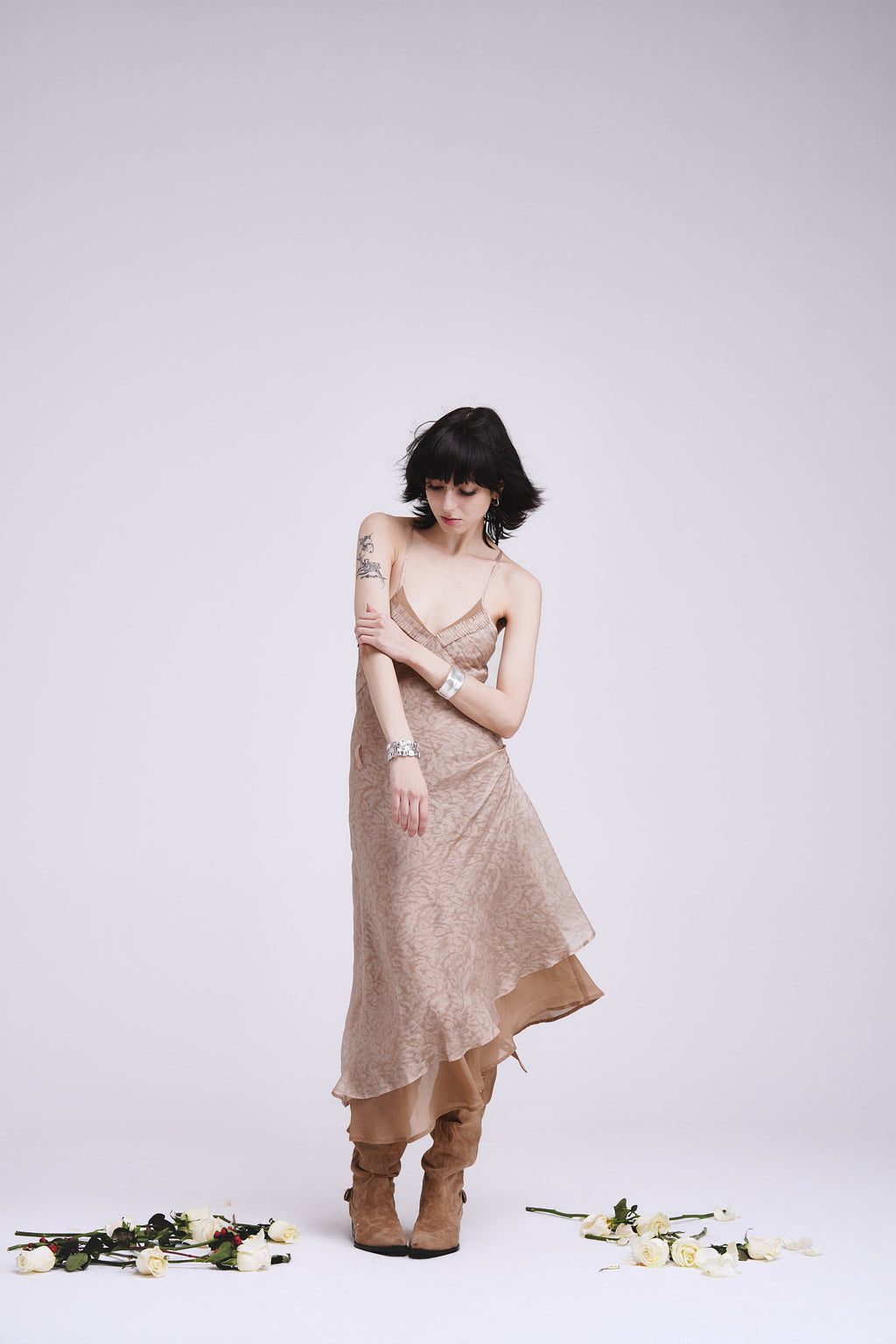 Silver Chain Bracelet With Diamonds