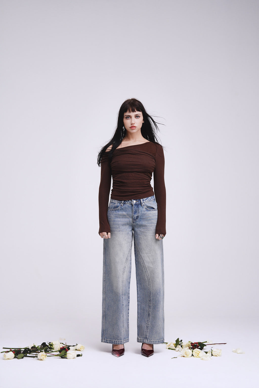 Asymmetrical Draped Top