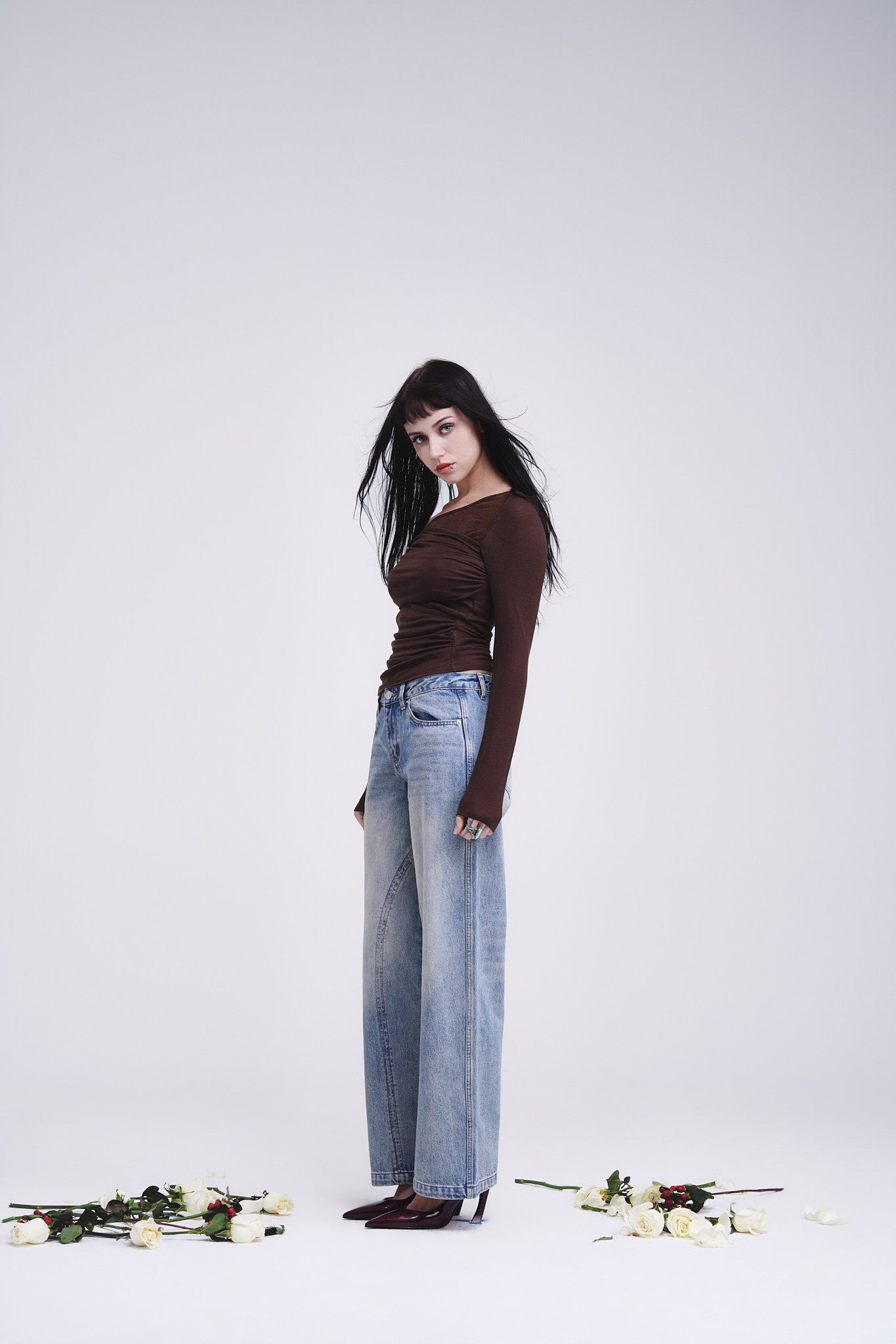 Asymmetrical Draped Top