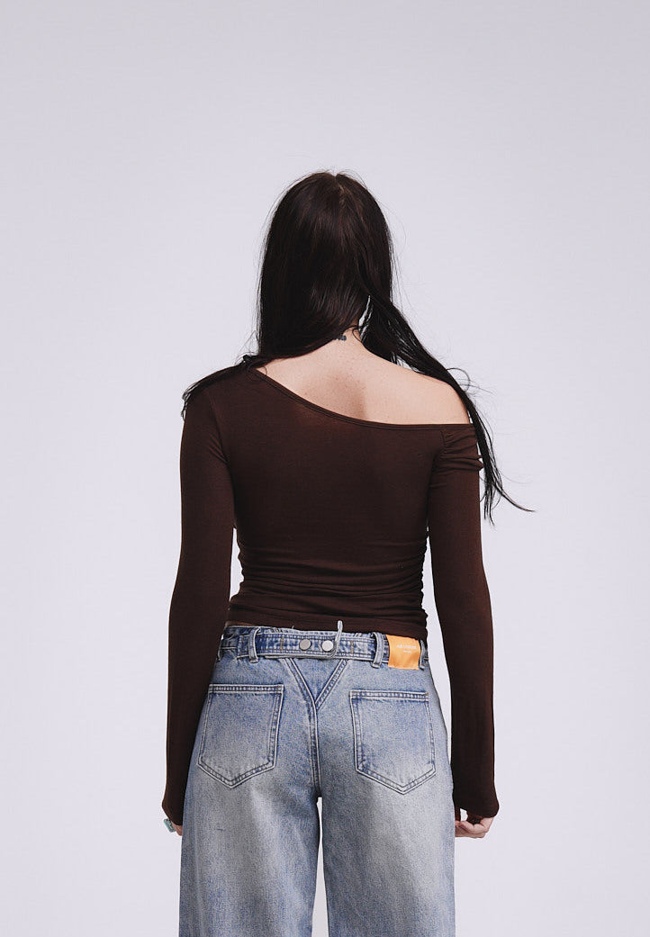 Asymmetrical Draped Top