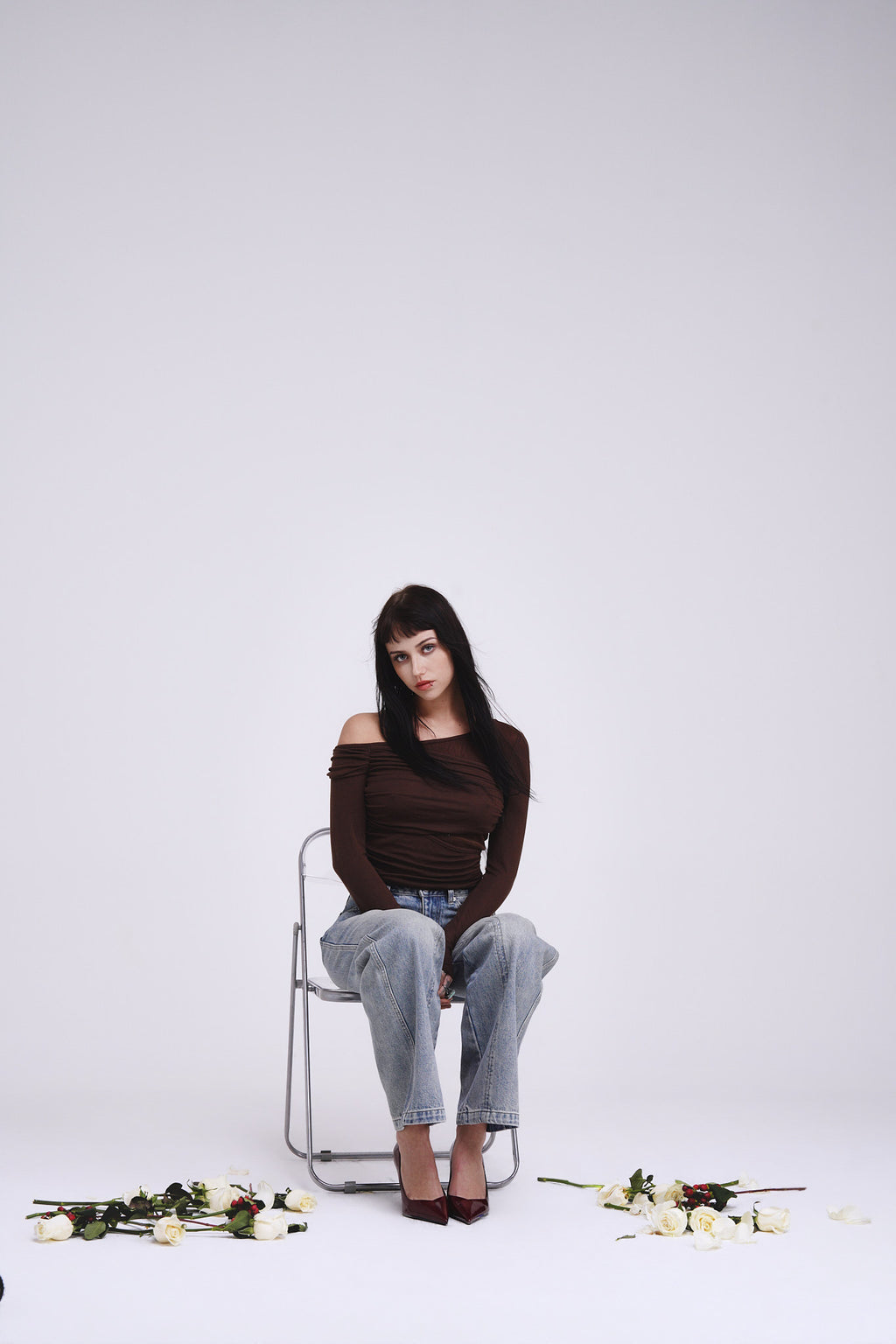 Asymmetrical Draped Top