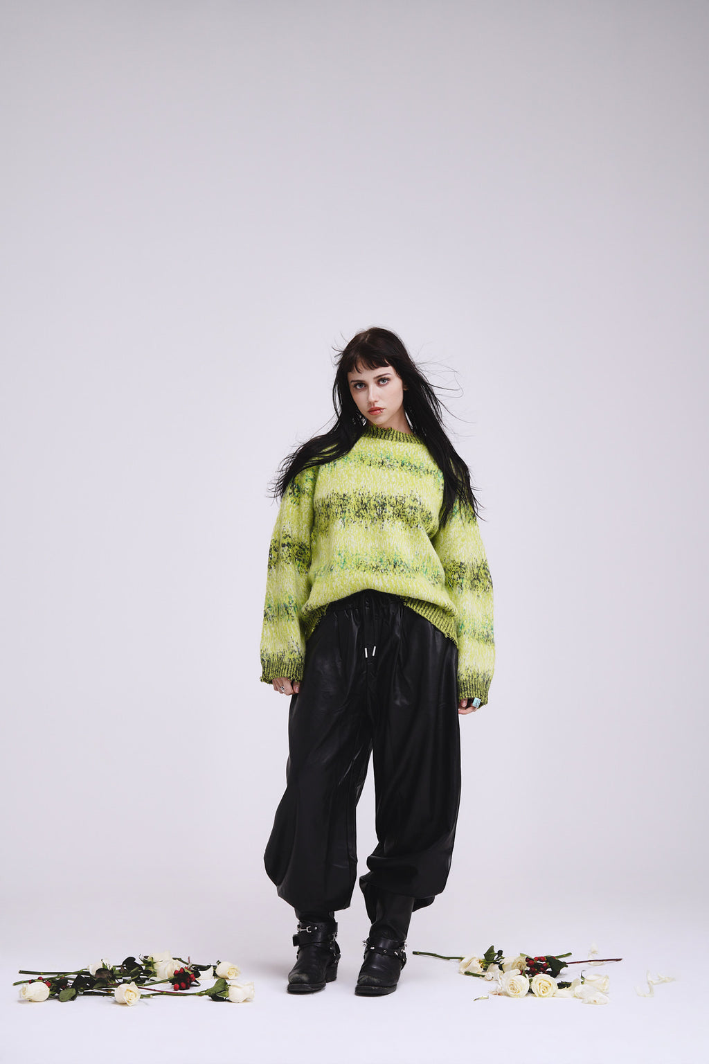 Green Stripe Sweater