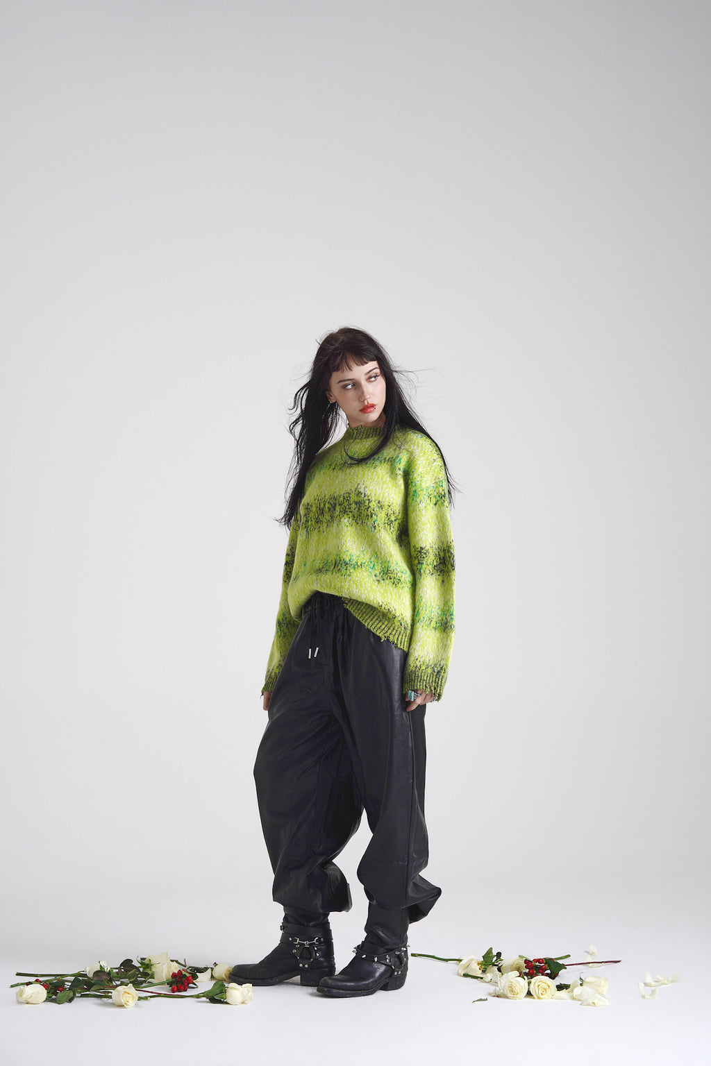 Green Stripe Sweater