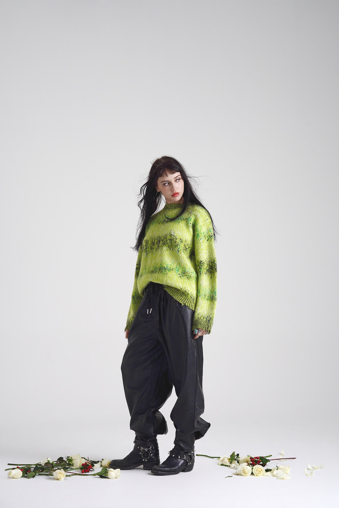 Green Stripe Sweater