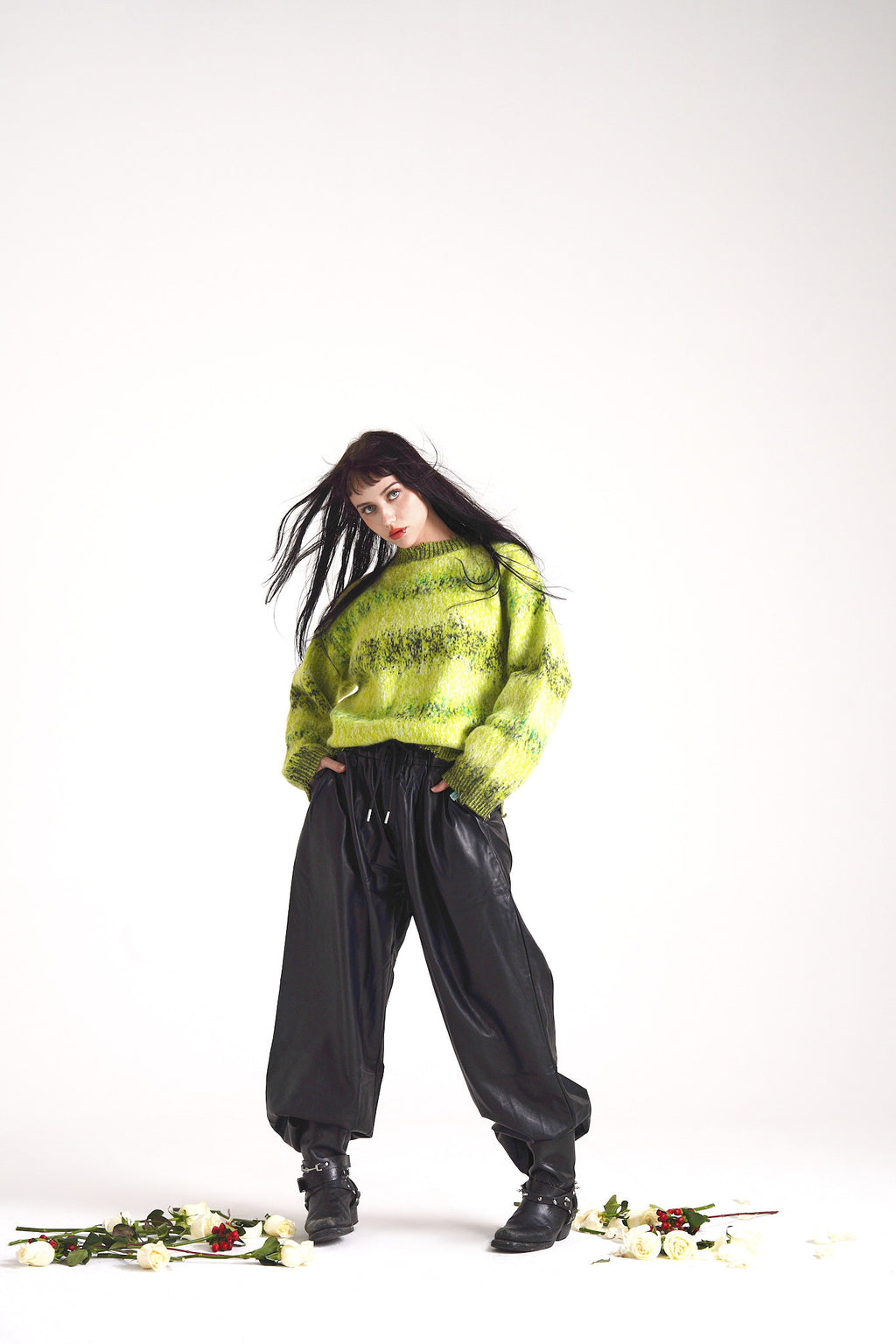 Green Stripe Sweater