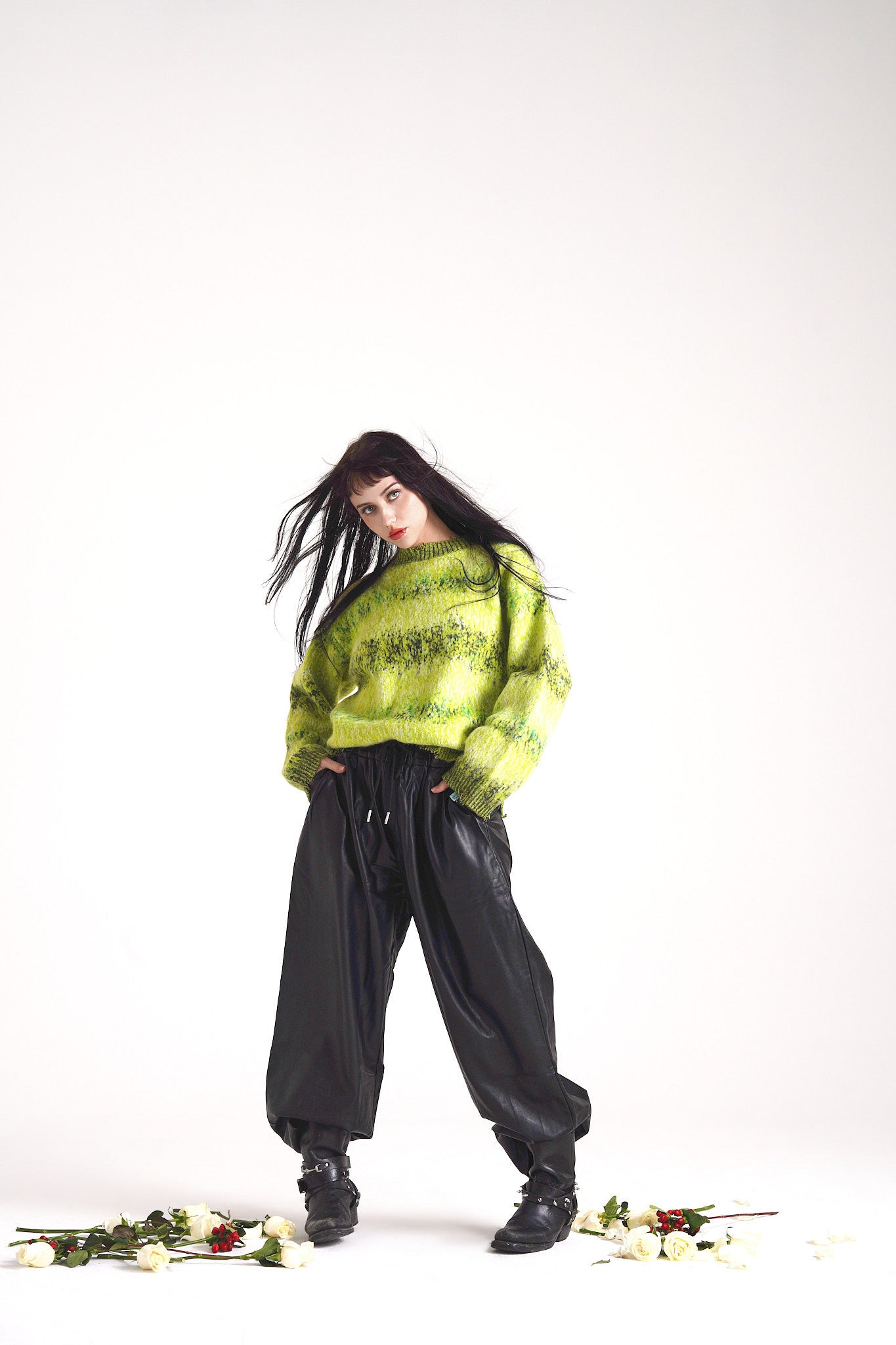 Green Stripe Sweater