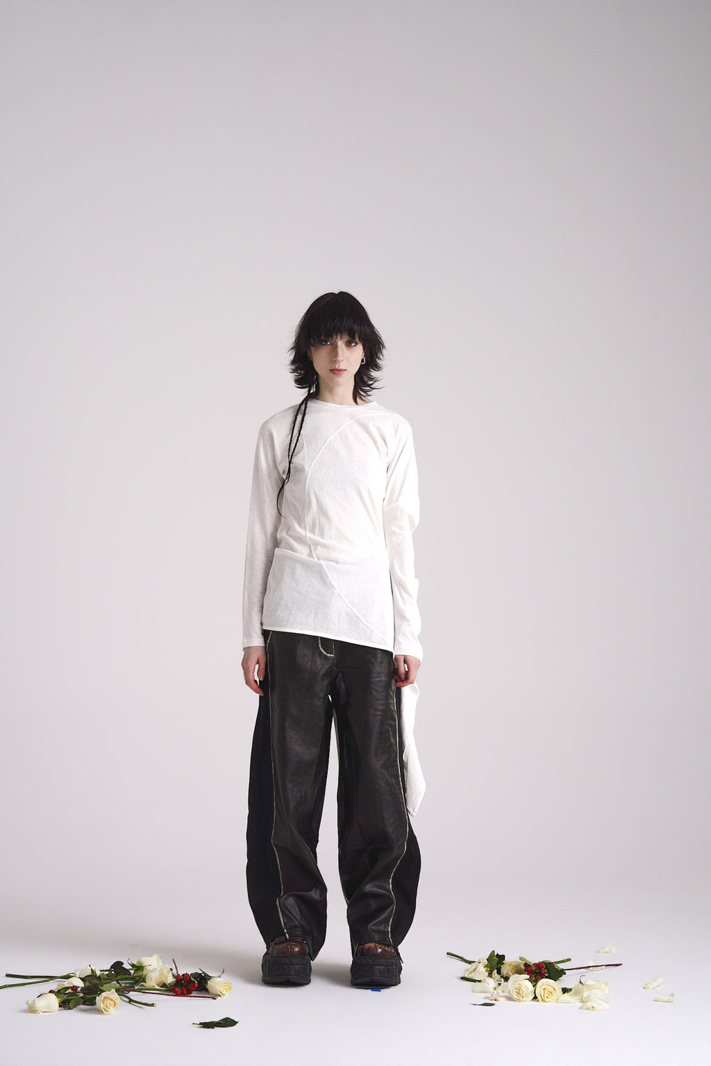 Long Sleeve White Top