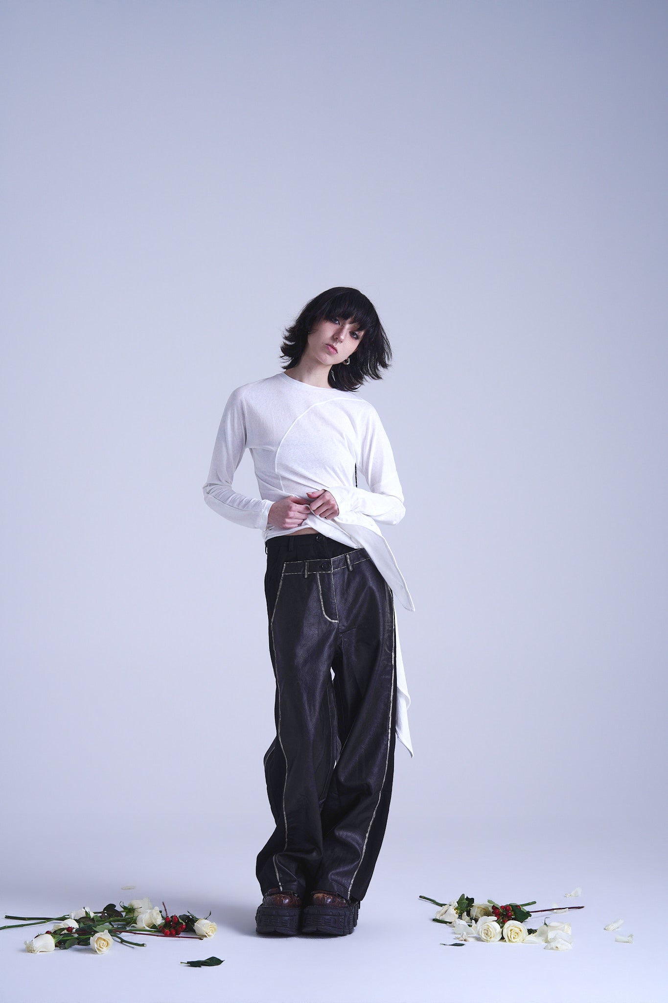 Long Sleeve White Top