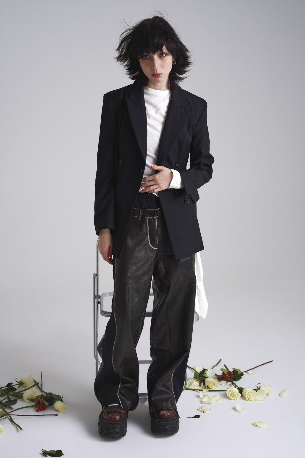 Cinched Waist Blazer