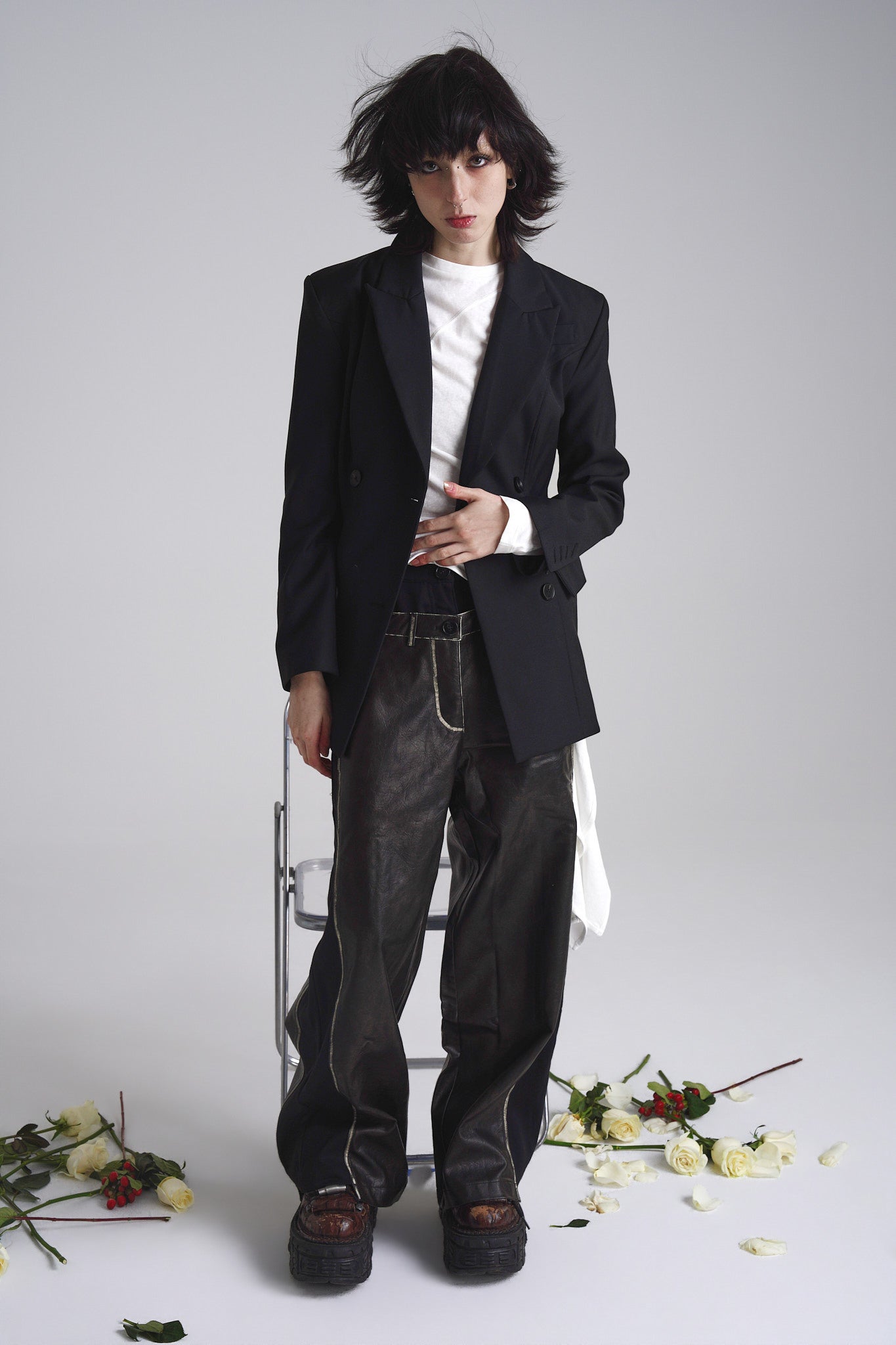 Cinched Waist Blazer